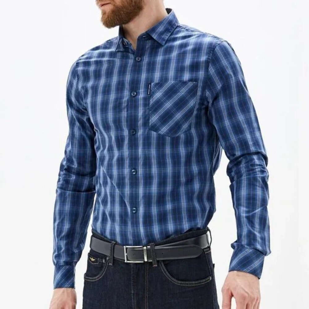 Armani Exchange A/X plaid Dress Shirt